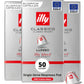 Illy Aluminum Espresso compact pieces for Nespresso Machines - Intenso Lungo Roast - 10 Count (Pack of 5)