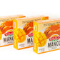Baraka's Halal Mango Flavored Gelatin Dessert Powder, 3 oz, Gluten Free. (Pack of 3)