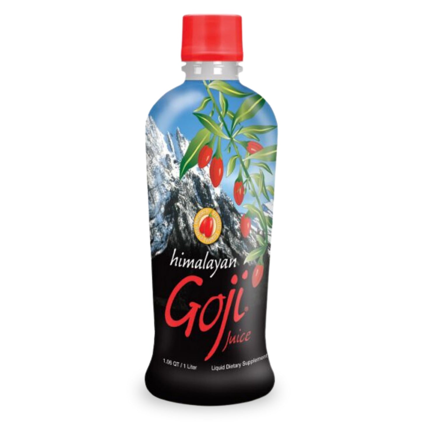 Youngevity Goji Berry Juice – 100% Natural, No Added Sugar – 1 Liter, Pack of 2, Red