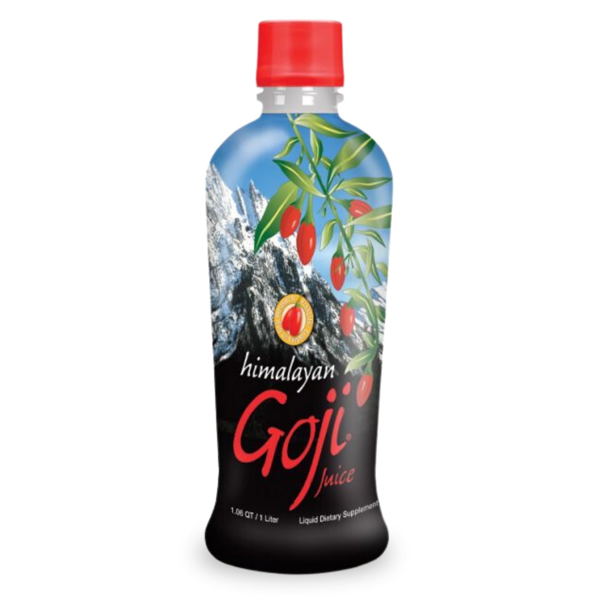 Youngevity Goji Berry Juice – 100% Natural, No Added Sugar – 1 Liter, Pack of 2, Red