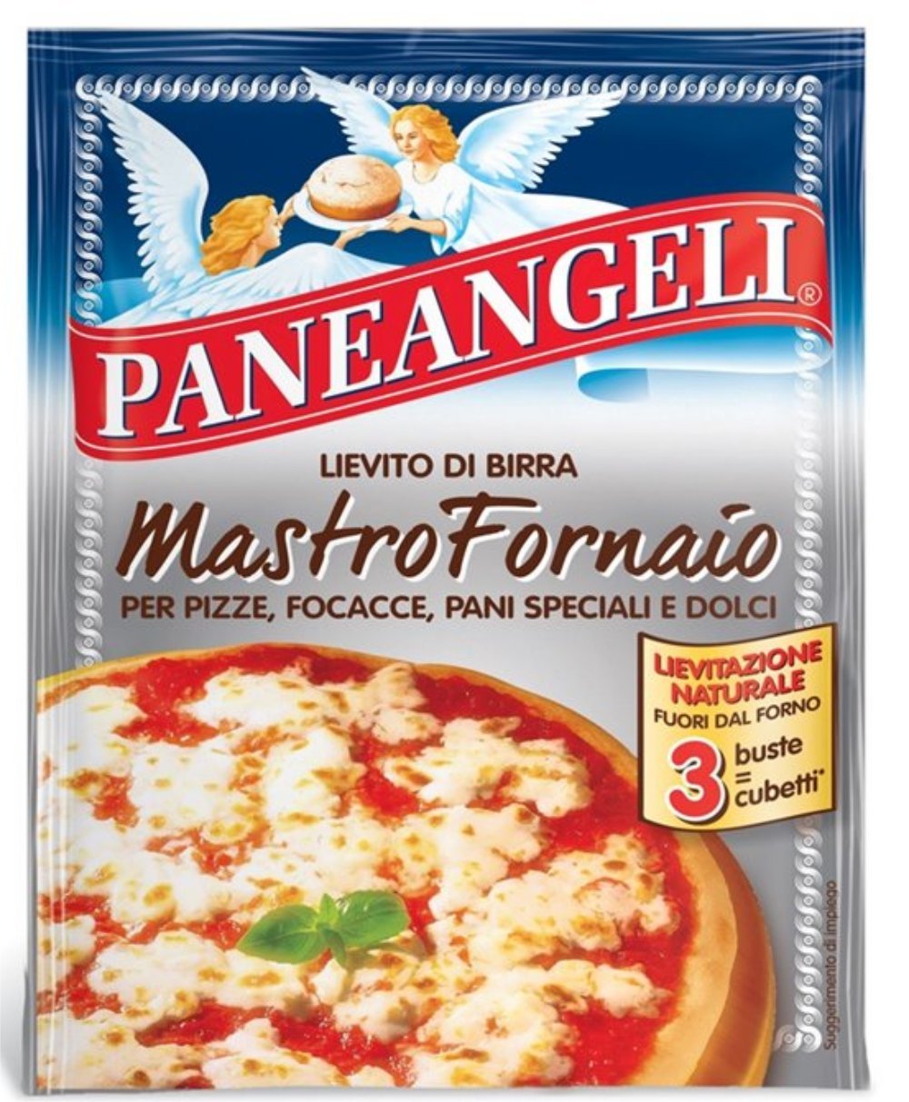 Paneangeli Mastro Fornaio Yeast For Pizza 3 Envelopes, 3 Count (Pack Of 3)