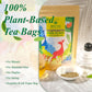 Wt Weetee Decaf Green Tea Bags, 100 Count Co2-Decaffeinated Green Tea, Drink All Day | Super Antioxidant | Resealable Kraft Bag