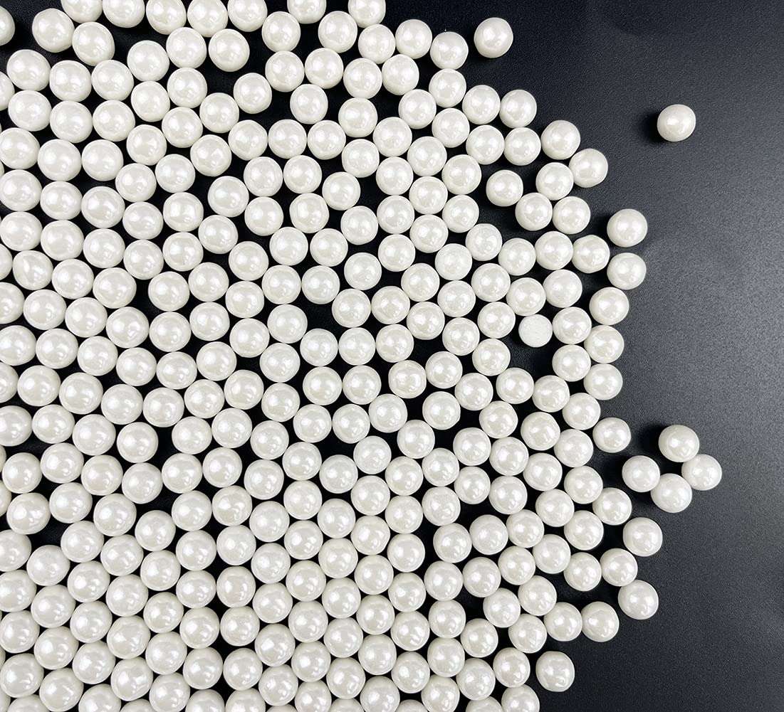 Sprinkles Pearl Sugar 7Mm Candy 120G/ 4.2Oz Baking Edible Cake Decorations Cupcake Toppers Cookie Decorating Ice Cream Toppings