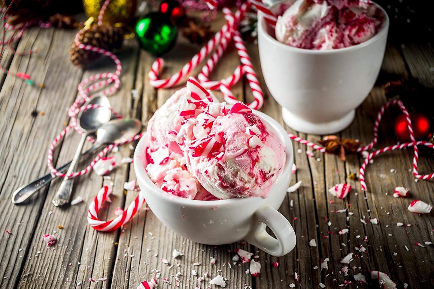 Naturejam Crushed Peppermint Xmas Candy Cane Chips 5 Pounds Bulk Bag For Holiday Winter Baking-Ice Cream Topping Or Christmas Tr