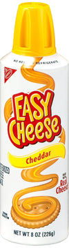Kraft Easy Cheese, Cheddar, 8 oz (Pack of 6)