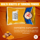 Taj Premium Indian Turmeric Haldi Powder, Curcumin Ground, (5-Pounds Jar) Bulk Packaging