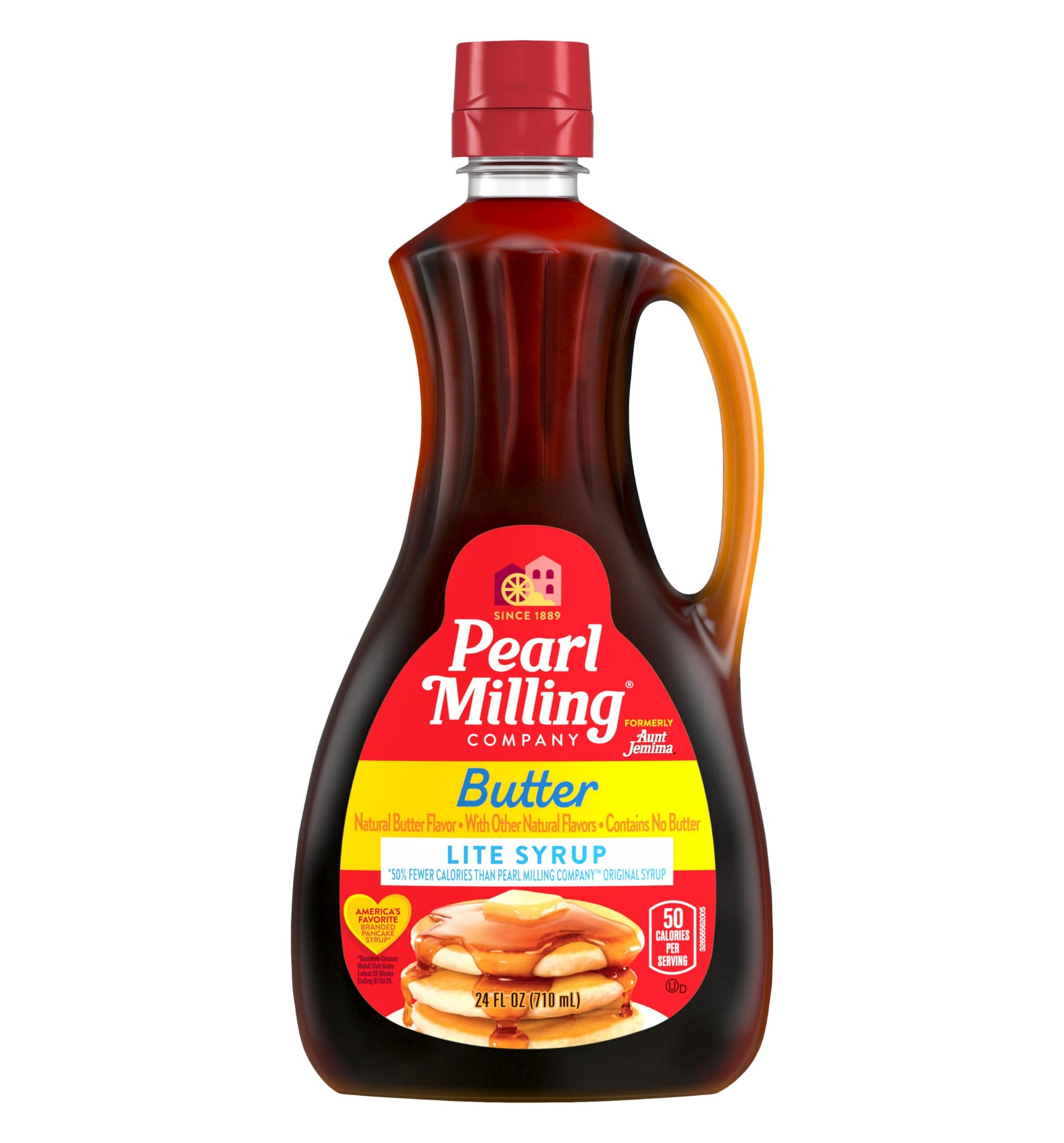 Pearl Milling Company Butter Rich Lite Syrup, 24oz Bottle