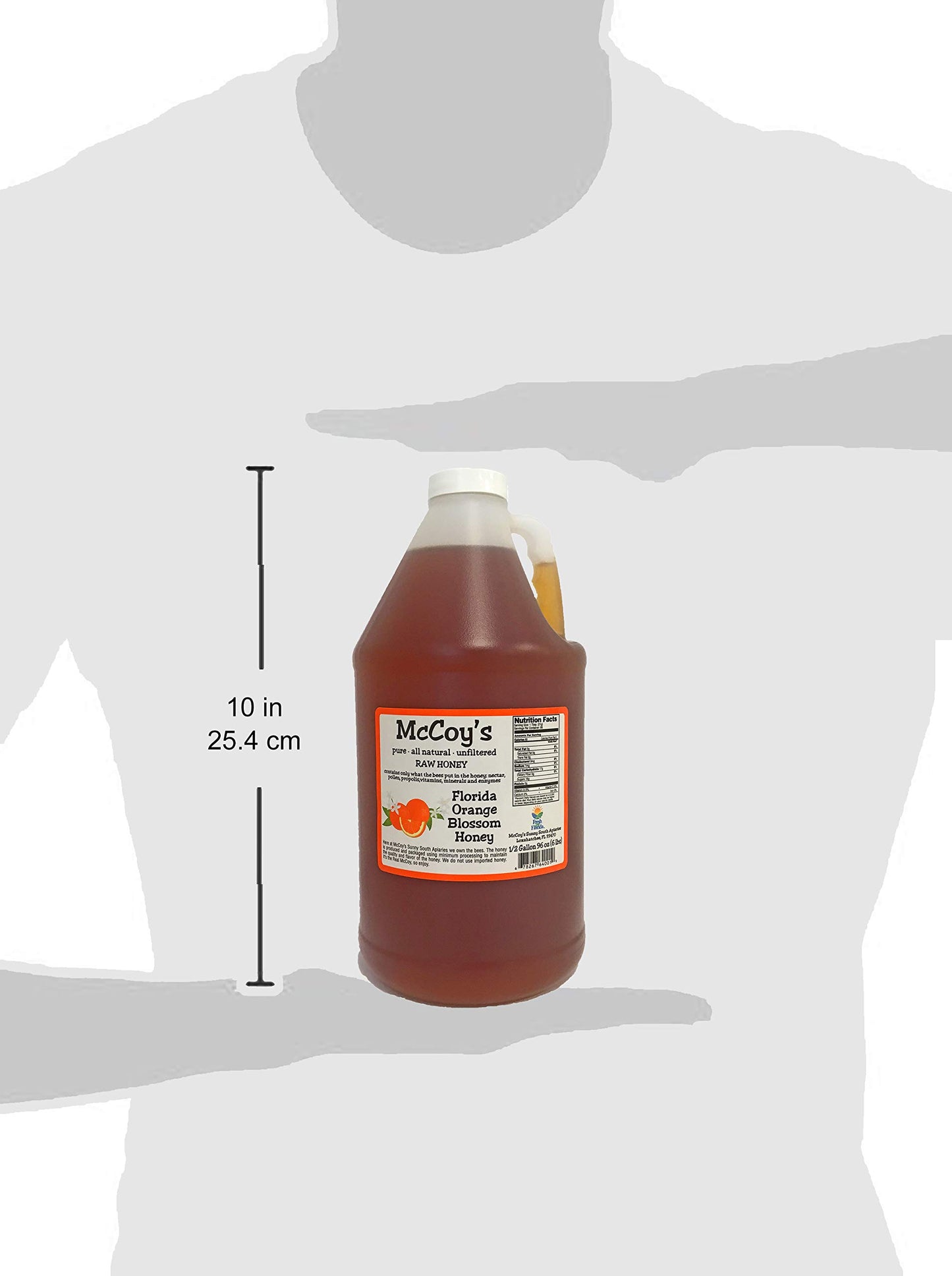 Raw Honey - Pure All Natural Unfiltered & Unpasteurized - Mccoy'S Honey Florida Orange Blossom Honey 6Lb