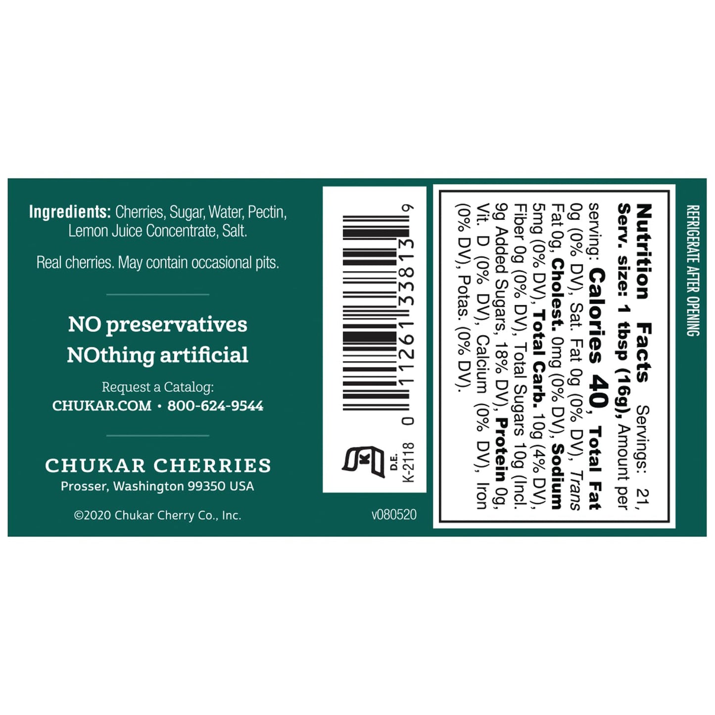 Sour Cherry Preserves (Sour Cherry Preserves, 1 Jar)