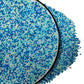 Homankit White And Blue Nonpareils Sprinkles Edible Cookie Decorations Mini Pearls For Decorating Cake, Baking, Cupcake Toppers,
