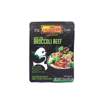 Lee Kum Kee Panda Brand Sauce For Broccoli Beef, 0G Trans Fat, No Artificial Flavors, No High Fructose Corn Syrup, Cholesterol Free, 8 Ounces (Pack Of 6)