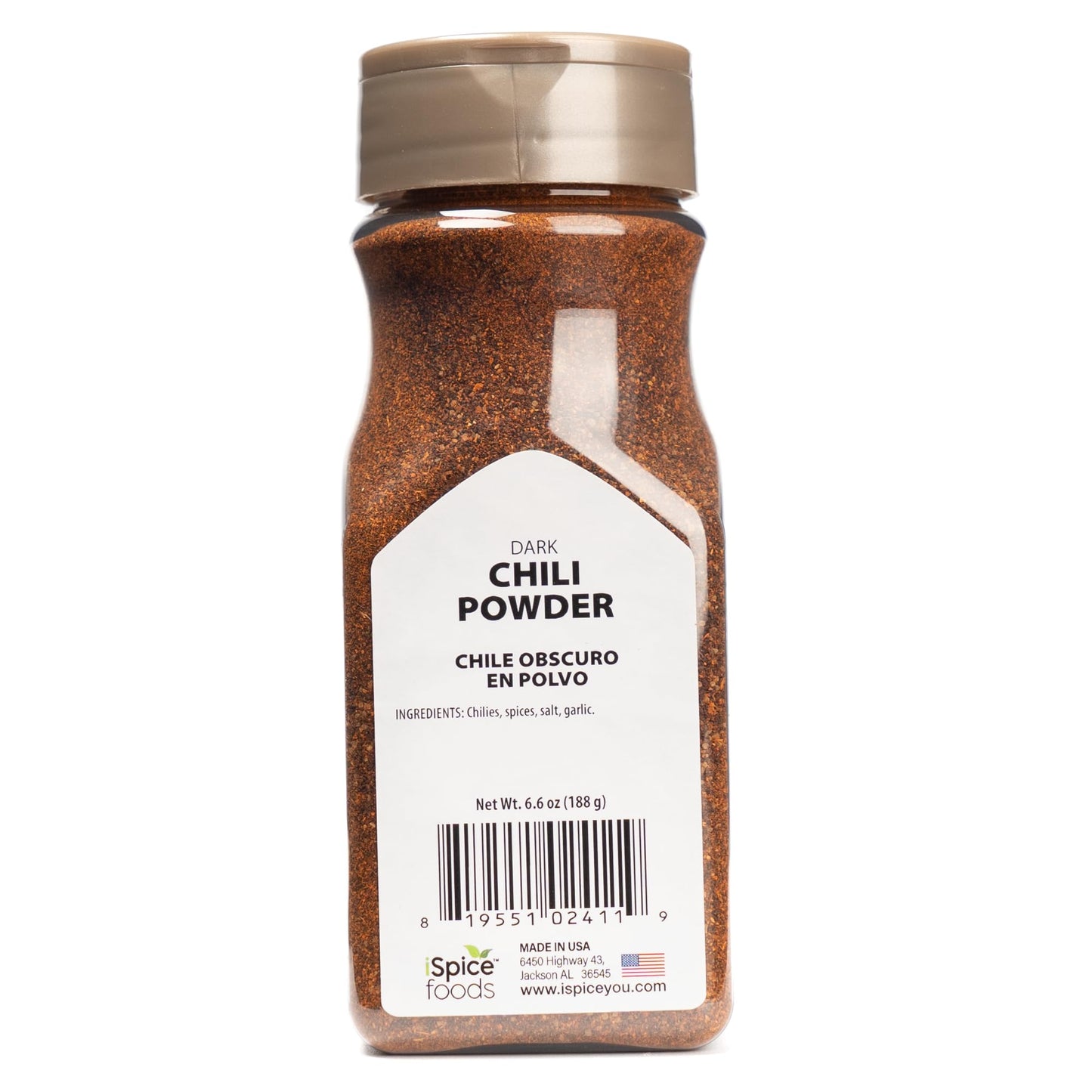 Ispice - Rich Dark Chili Powder 6.6 Oz (188G)