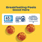 Feel Good Foods Gluten Free Blueberry Pancake Balls | Frozen Breakfast Snacks | 12.7 oz