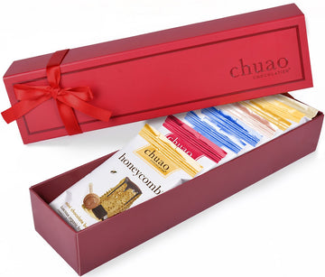 Chuao Chocolatier Chocolate Mini Gift Box | Gourmet Chocolate Assorted Bars European No Preservatives | For Gift Baskets, Christmas, Valentines Day, Gifts For Women, Men, Birthday, Thank You, Care Package (Dark Chocolate, 8 Bars)