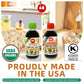 Wan Ja Shan Organic Dumpling Sauce, Gluten Free, Fat Free, Mild Sodium, Variety Pack of 4, 6.7 Oz Each, Made in USA