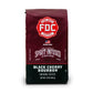 Fire Department Coffee Black Cherry Bourbon Coffee - Premium Ground - 12 oz - Non-Alcoholic - Veteran Owned - Roasted in the USA