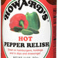 Howards Hot Pepper Relish 11oz. (Pack of 1)
