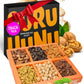Guru Hunu Healthy Nuts Gift Basket Assorted Food Gift Box - Gourmet Snack Food Box For Christmas, Thanksgiving, Fathers Day, Mot