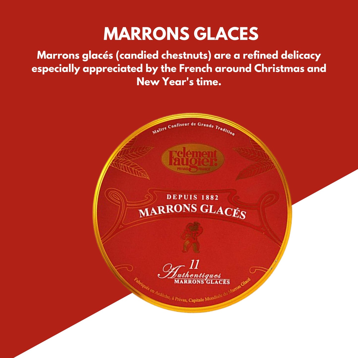 Marrons Glaces - Candied Chestnuts, 9.17 Oz.