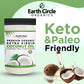 Earth Circle Organics Premium Ultra Pure Extra Virgin Coconut Oil, Cold Pressed, Baking, Smoothies, Skin & Hair Care, Gluten-Fre