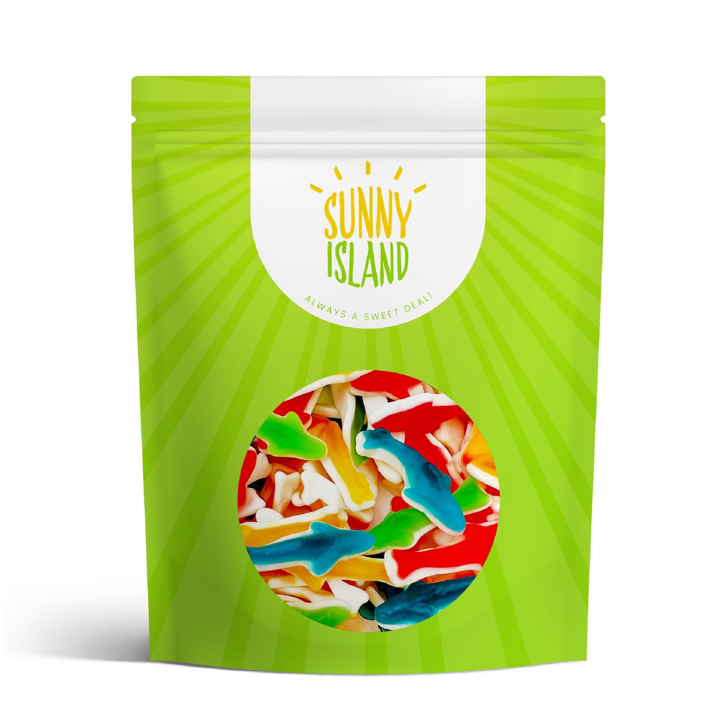 Gummy Sharks Candy | 2-Pound Bag | Assorted Fruit Flavors
