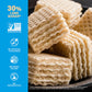 Loacker Quadratini Vanilla Wafer Cookies Large - 30% Less Sugar - Premium Crispy Bite Size Wafers With Vanilla Cream Filling - Resealable Family Pack - Non-Gmo - Sustainably Sourced Vanilla From Madagascar- Large Snack Bag 250G/8.82Oz, Multipack Of 6