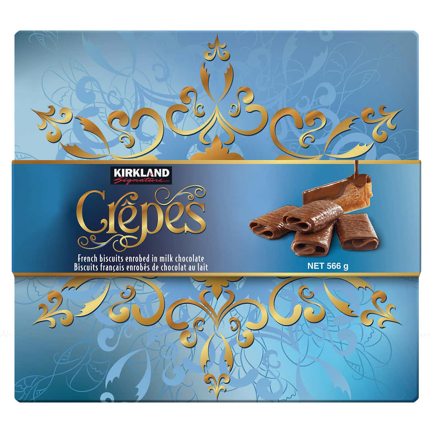 Kirkland Signature Crepes Biscuits With Chocolate 19.97 Oz, 20 Oz, Red / Blue
