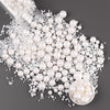 Cobakey Pearl Sprinkles For Cake Decorations 3.52 Ounce Edible White Sprinkles For Cupcake Toppers Wedding Party Valentines Hall