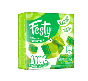 Festy Lemon Gelatin Dessert Mix, 3 oz