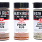 Heath Riles Bbq Steak Cooking Bundle (3 Rubs), Competition Winning Products From Pitmaster Heath Riles