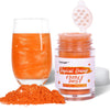 Orange Luster Dust Edible, Sujoygar Edible Glitter for Cocktails, 4g Shimmer Powder Drinks Glitter Edible Dust for Cake Decorati