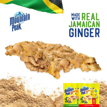 Jamaica Mountain Peak Original Ginger Tea, Sweetened,1.98 Ounce (Pack Of 3)
