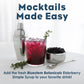 Bluestem Botanicals Organic Elderberry Simple Syrup, Non-  ic Cocktail Mixer, 8 Fl Oz