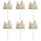 Gyufise 36Pcs Wild One Cupcake Toppers Jungle Animal One Cupcake Picks 1St Birthday Baby Shower Cake Decorations Jungle Safari T