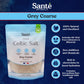 Sante Naturelle Grey Coarse Sea Salt - Unrefined French Sea Salt, 18oz, Organic, Rich in 82+ Minerals, Hand Harvested