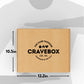 CRAVEBOX Snack Box Variety Pack - 50 Count Gift Basket for mature-themeds & Kids - Perfect for Birthdays, College, Office, and Back to School