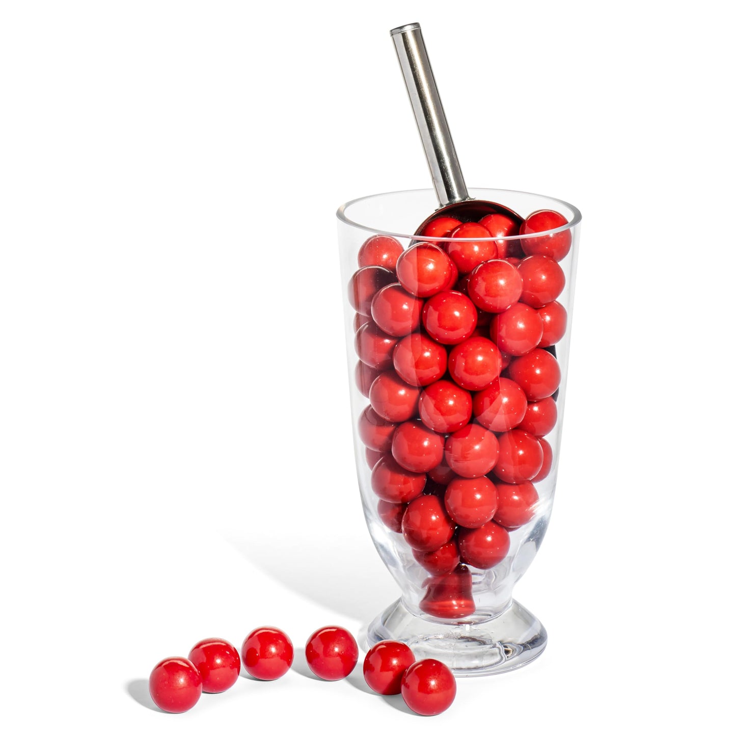 Candy Envy - Red 1 Inch Gumballs - 2Lb Bag - Approximately 113 Gumballs Per Bag - North American Made & Kosher Certified