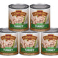 Keystone Meats All Natural Canned Turkey 28 Ounce Long Term Shelf Life Emergency Survival Food Canned Meat | Fully Cooked Ready To Eat | All White Meat No Carbs Gluten Free Family Pack Of 5