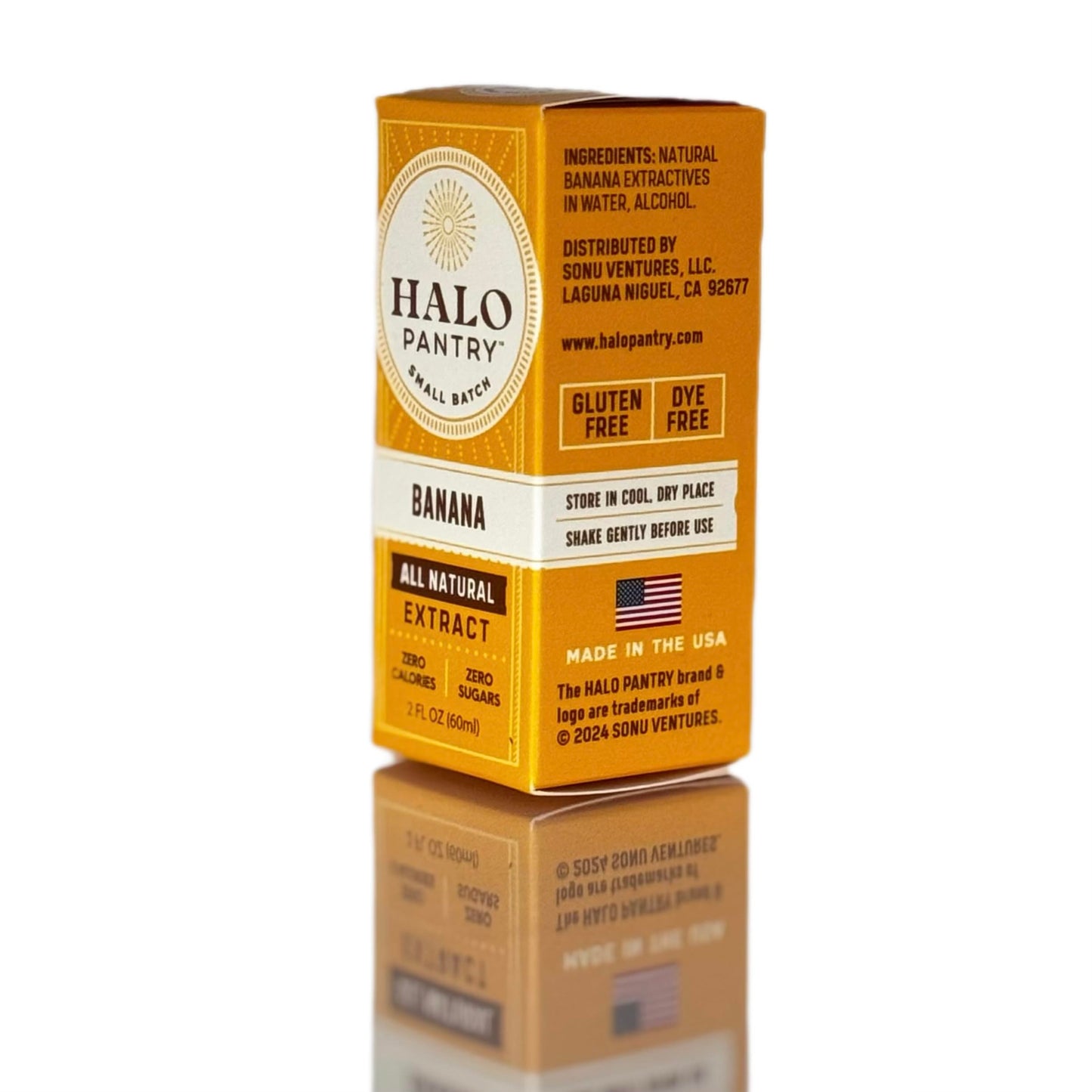 Pure Banana Extract By Halo Pantry (2Oz Bottle) | Perfect For Customizing Any Baking, Candy, Dessert Or Drink Recipes | Dairy Fr