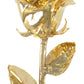 Living Gold Real Rose Dipped in 24k Gold - Venus Rose (12'' Open Bud)
