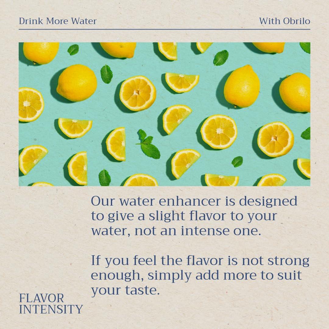 Water Enhancer Liquid Flavoring Drops - Zero Sugar/Calorie, Dye Free, Naturally Flavored Drink Syrup, 2.0 Fl Oz X 5 Bottles For