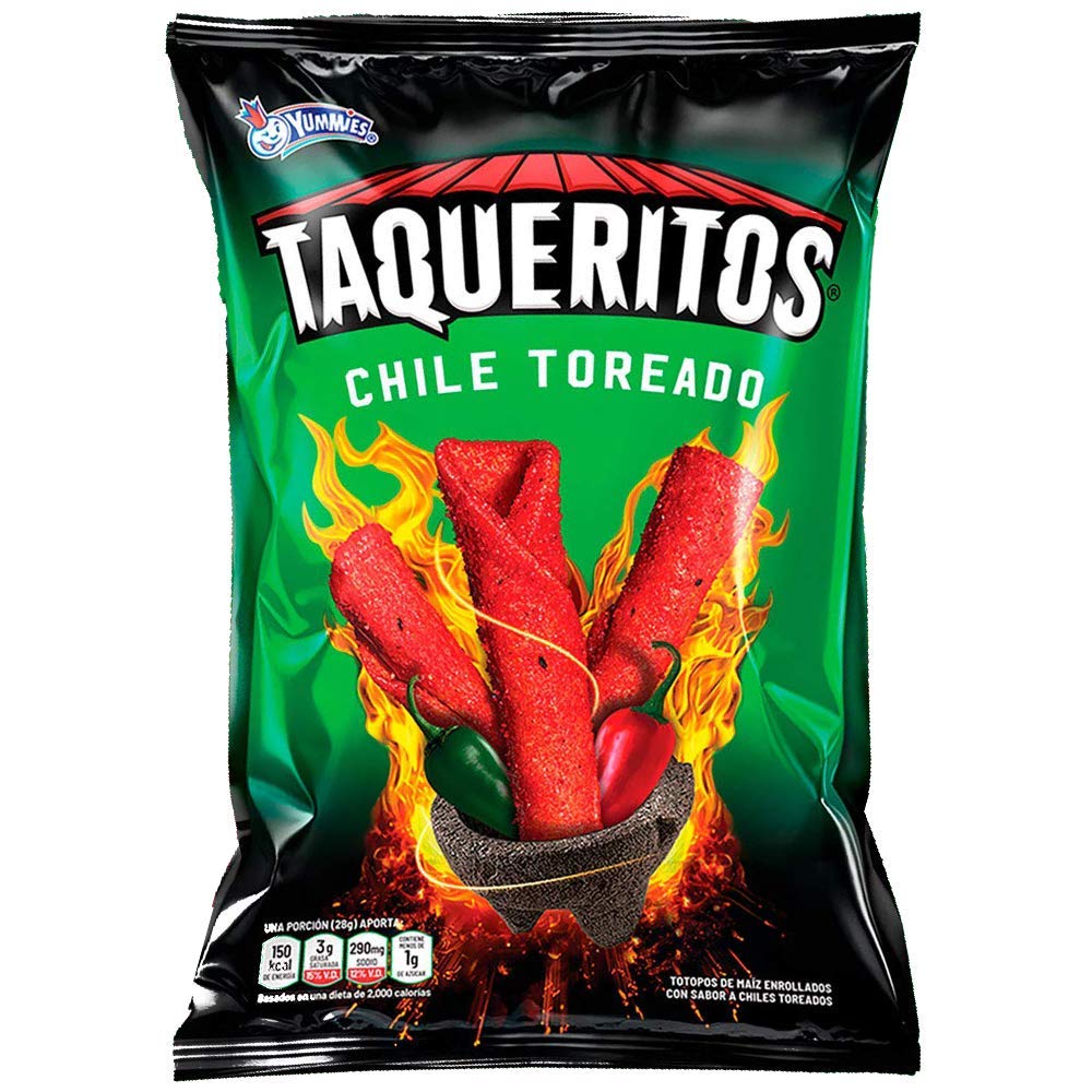 Taqueritos Extremos Chile Toreado || One piece of it fulfills desires || 8oz Bags (Pack of 01)