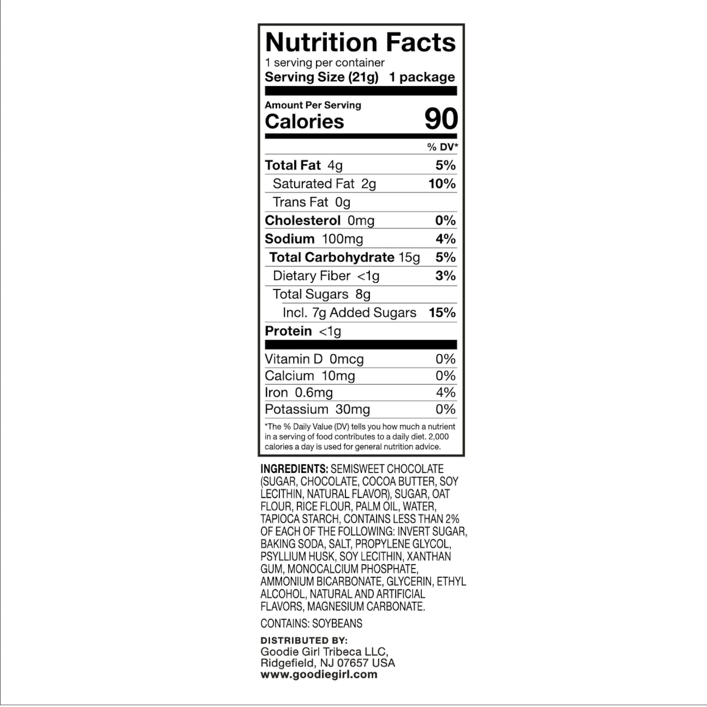 Goodie Girl Mini Chocolate Chip Cookies | Gluten Free, Peanut Free | 24 Snack Packs | 90 Calories