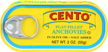 Cento Foods, Anchovies Flat, 2 Ounce