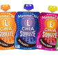 Mamma Chia Squeeze 5 Variety (10 Pack) Wild Raspberry,Green Magic,Blackberry Bliss,Strawberry ,Mango Coconut