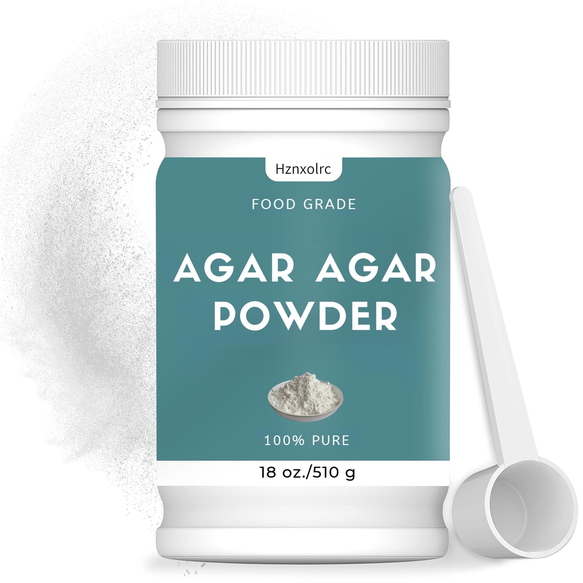 Hznxolrc Agar Agar Powder, 100% Pure Natural Thickener, 18.08 oz