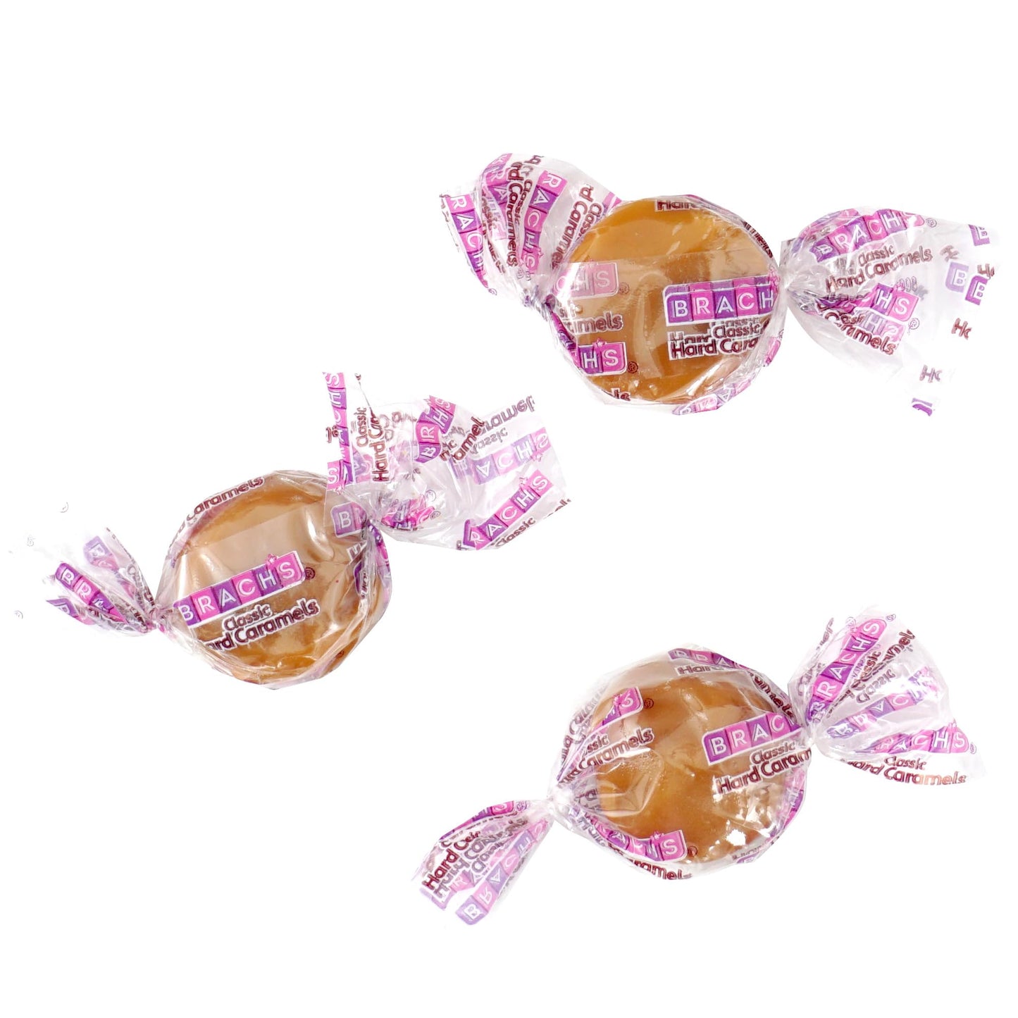 Classic Hard Caramels, 3.25 Oz Bags (3 Pack), Individually Wrapped Candy