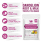 WOGORGT Dried Dandelion Root and Milk Thistle Herbal Tea Bags - Caffeine Free, 30 Count