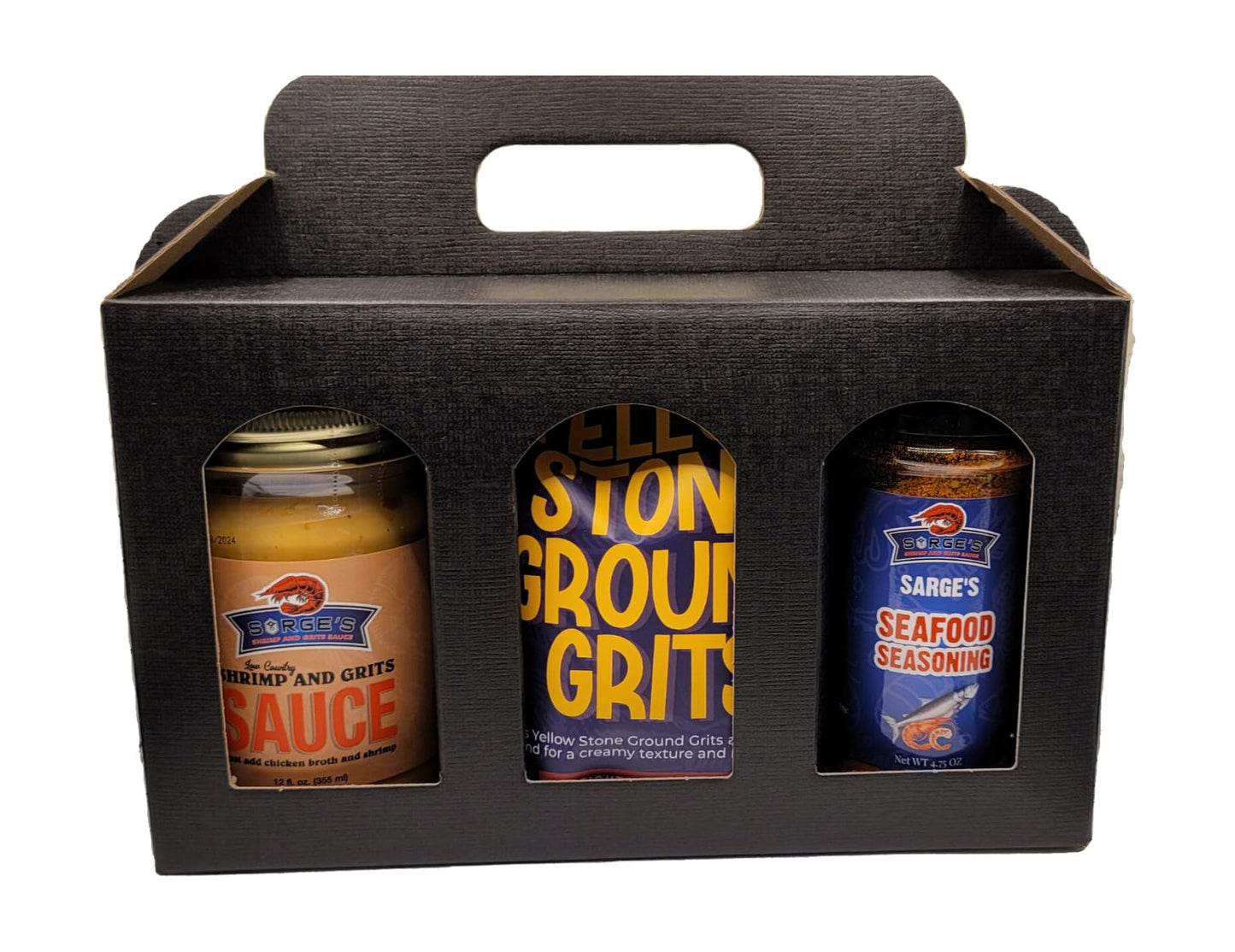 SARGES SHRIMP AND GRITS SAUCE - Restaurant Style Shrimp and Grits Bundle, 3 Count