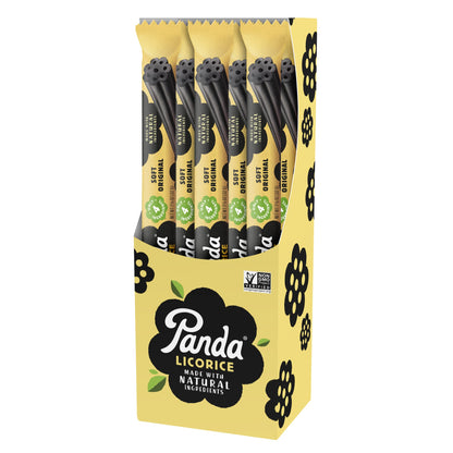 Panda  | Natural Soft Original Licorice | Pure Panda Black Licorice Candy Made With Only Four Natural Ingredients | Non-Gmo Proj
